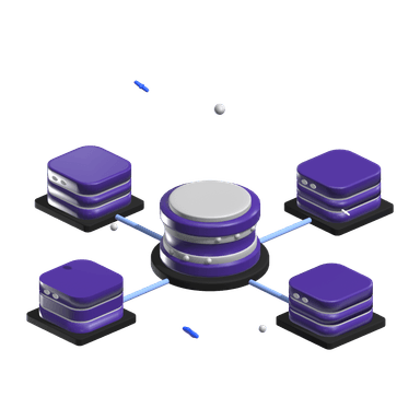 Blockchain icon representing 20+ tech stack technologies used by Inflancer Technology