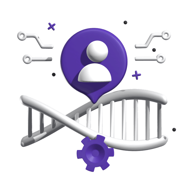DNA icon symbolizing the highly experienced development team at Inflancer Technology