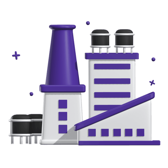 Industry icons representing 12+ industries worked in by Inflancer Technology